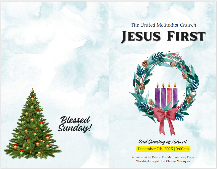 Jesus First Church Poster